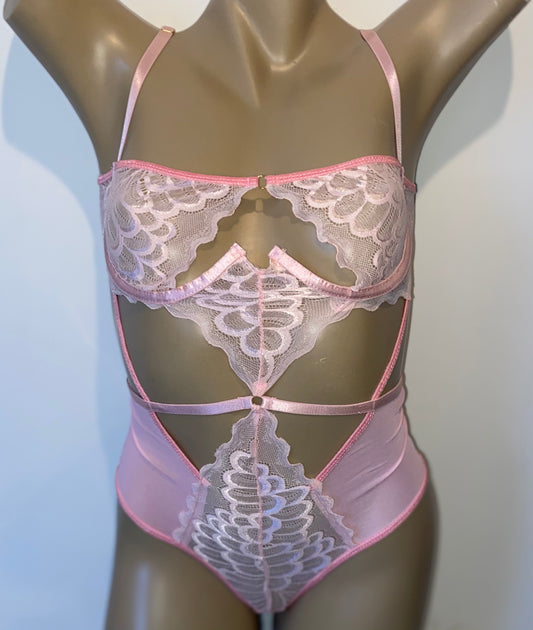 BDSM Bodysuit - Pink